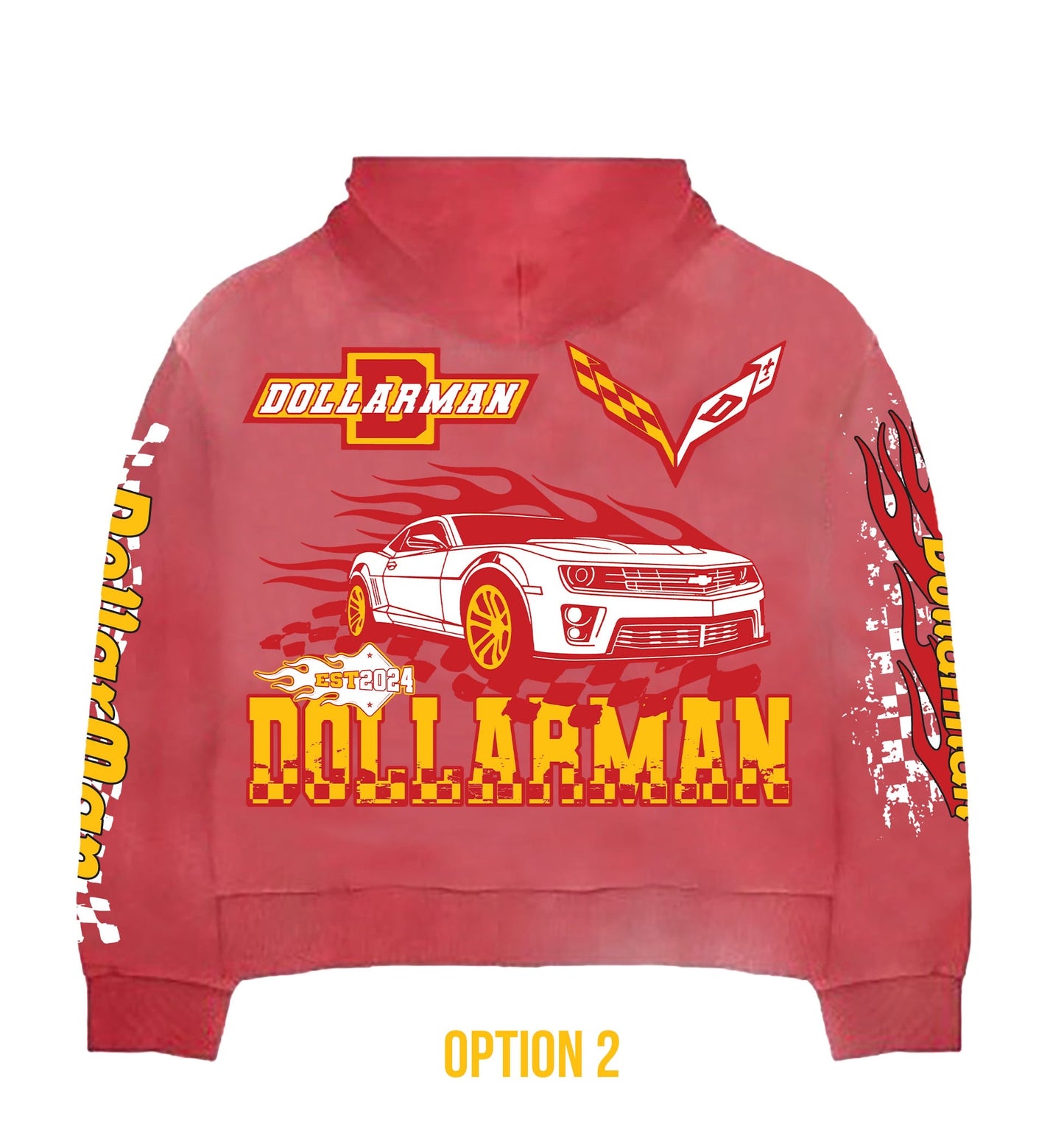 DOLLARMAN RACING ZIP-UP HOODIE