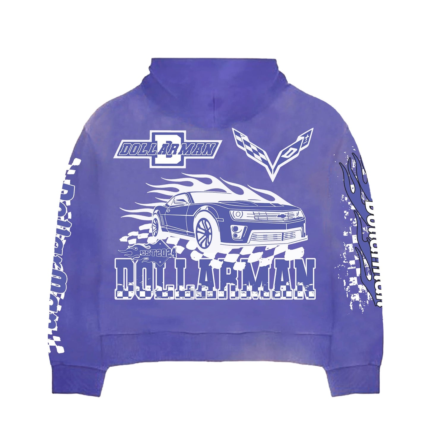 DOLLARMAN RACING ZIP-UP HOODIE