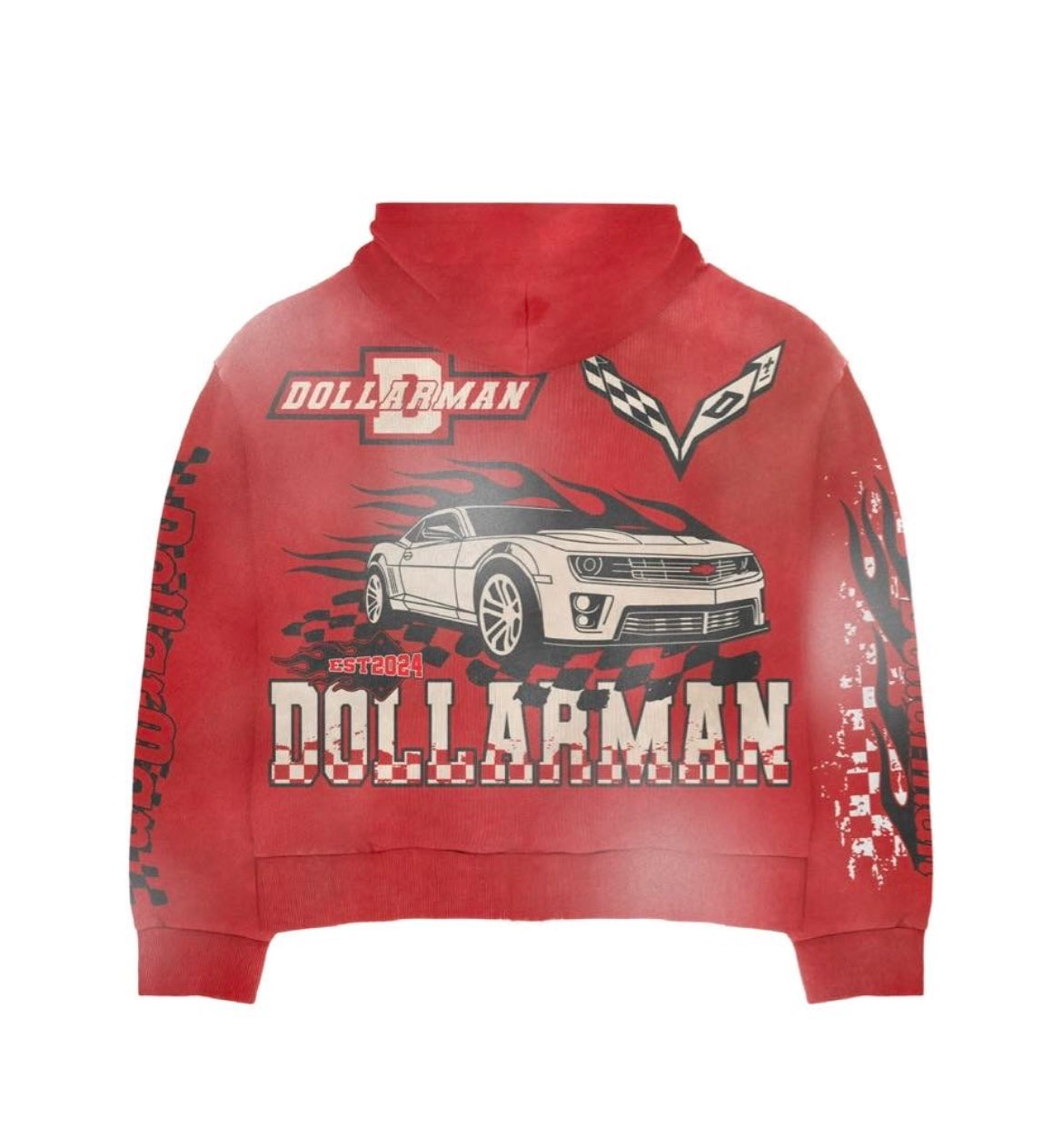 DOLLARMAN RACING ZIP-UP HOODIE