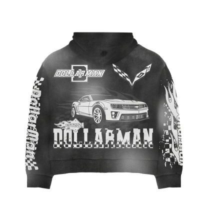 DOLLARMAN RACING ZIP-UP HOODIE