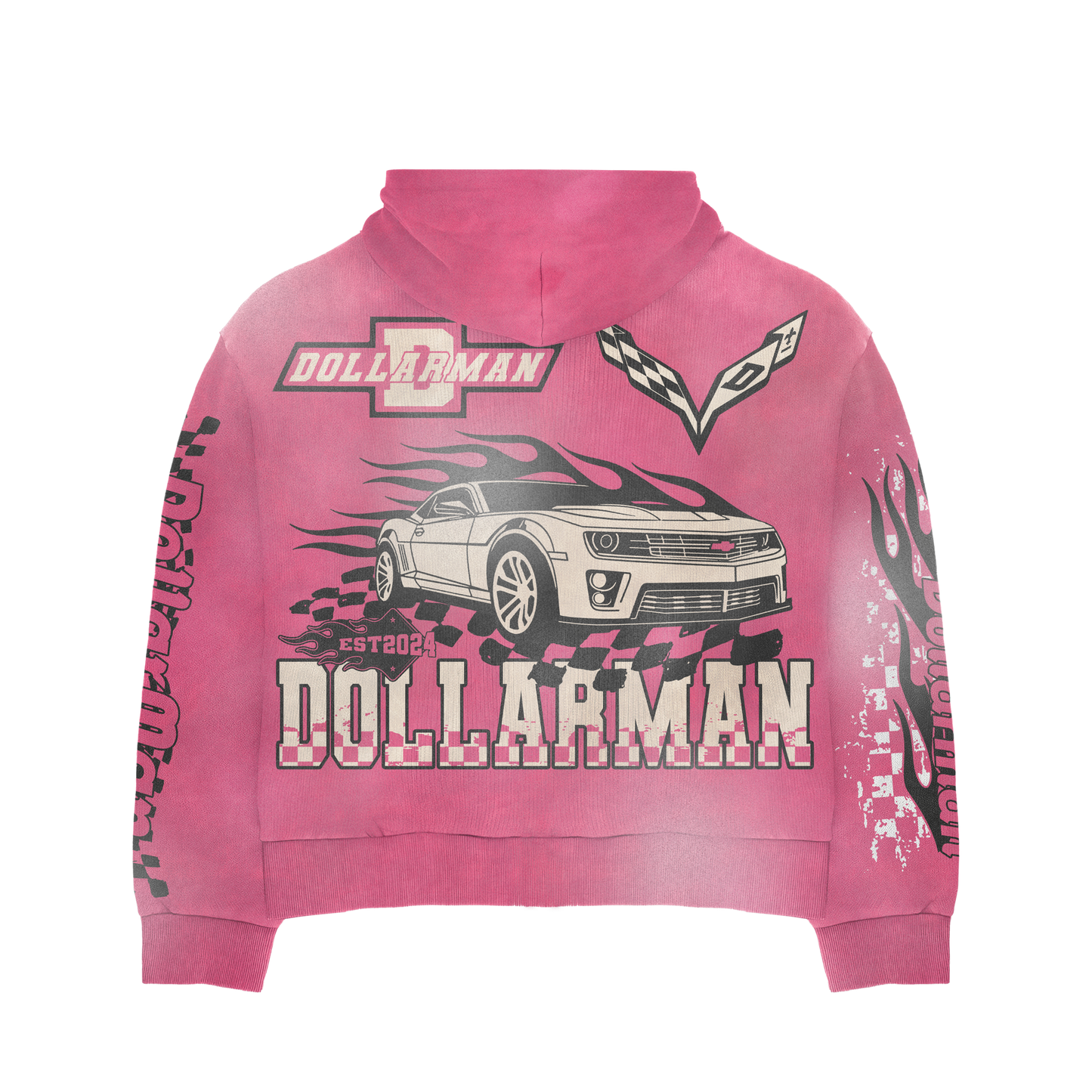 DOLLARMAN RACING ZIP-UP HOODIE